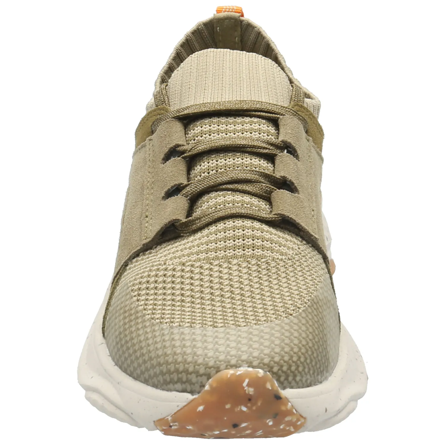 Zapatilla Cuero Mujer Morro Verde Rockford