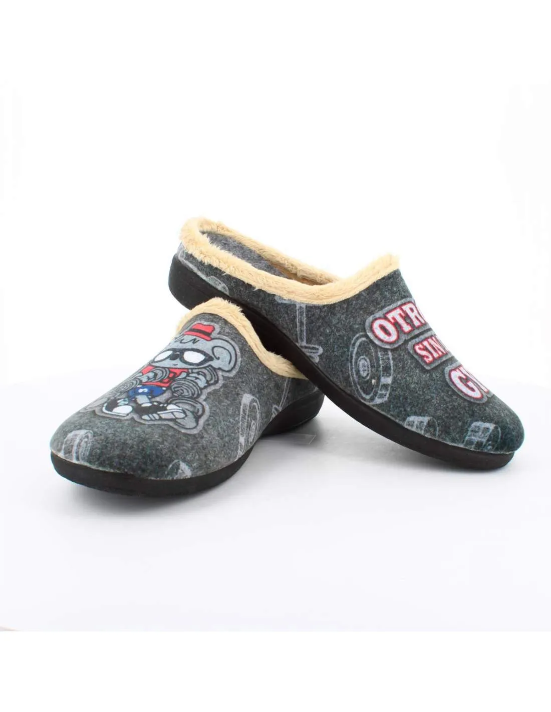 Zapatilla de Casa SUAPEL GYM NEGRO 008