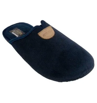 Zapatilla hombre abiertas por detrás Nevada en azul marino
