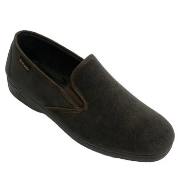 Zapatilla hombre simulando pana Alberola en kaki