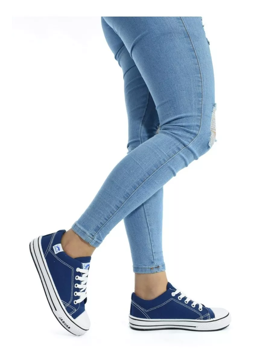 Zapatilla Lona Hombre Mujer   Urbano Liviano Jaguar 320