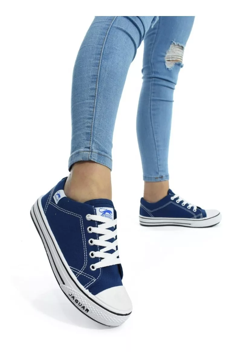 Zapatilla Lona Hombre Mujer   Urbano Liviano Jaguar 320