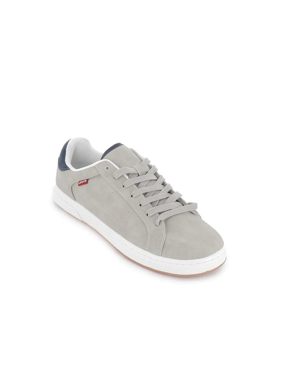 Zapatilla marfil acolchada cordones detalle talon hombre Levis