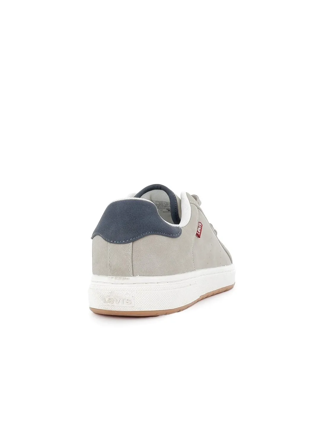 Zapatilla marfil acolchada cordones detalle talon hombre Levis
