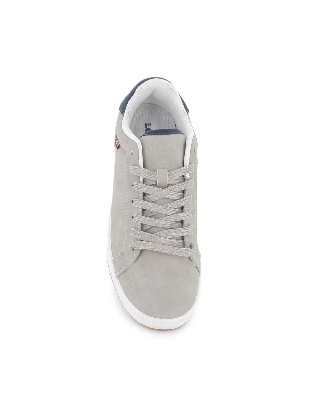 Zapatilla marfil acolchada cordones detalle talon hombre Levis