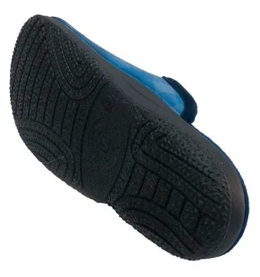 Zapatilla mujer abierta detrás Alberola en azul
