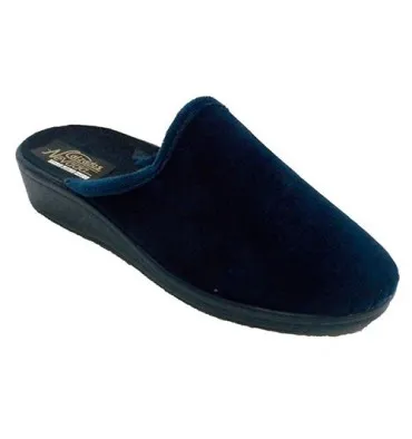 Zapatilla mujer abierta por detrás Nevada en azul marino
