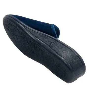 Zapatilla mujer abierta por detrás Nevada en azul marino