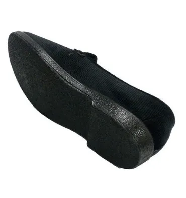 Zapatilla mujer invierno muy ancha Doctor Cutillas en negro