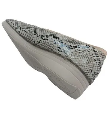 Zapatilla mujer serpiente Muro en beig