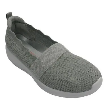 Zapatilla mujer tela elática goma empeine Doctor Cutillas en gris