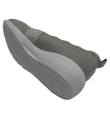 Zapatilla mujer tela elática goma empeine Doctor Cutillas en gris