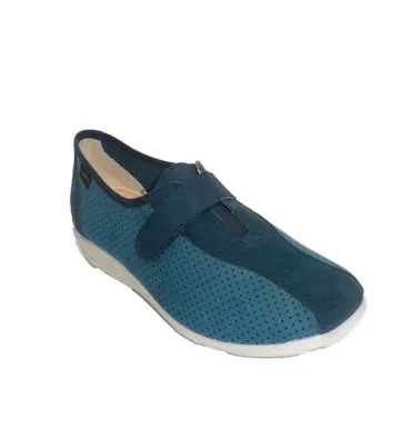 Zapatilla mujer tipo deportiva calada Doctor Cutillas en azul marino