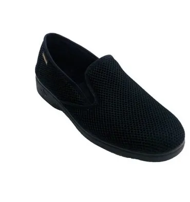 Zapatilla tela rejilla hombre Alberola en azul marino
