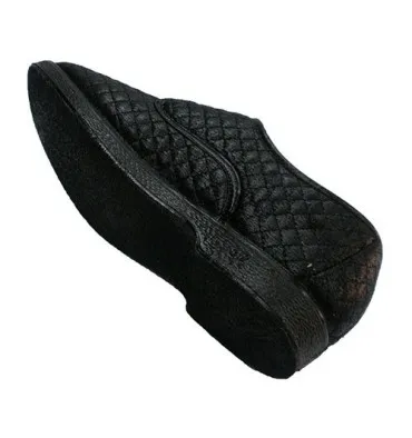 Zapatilla velcro mujer tipo zapato Doctor Cutillas en negro