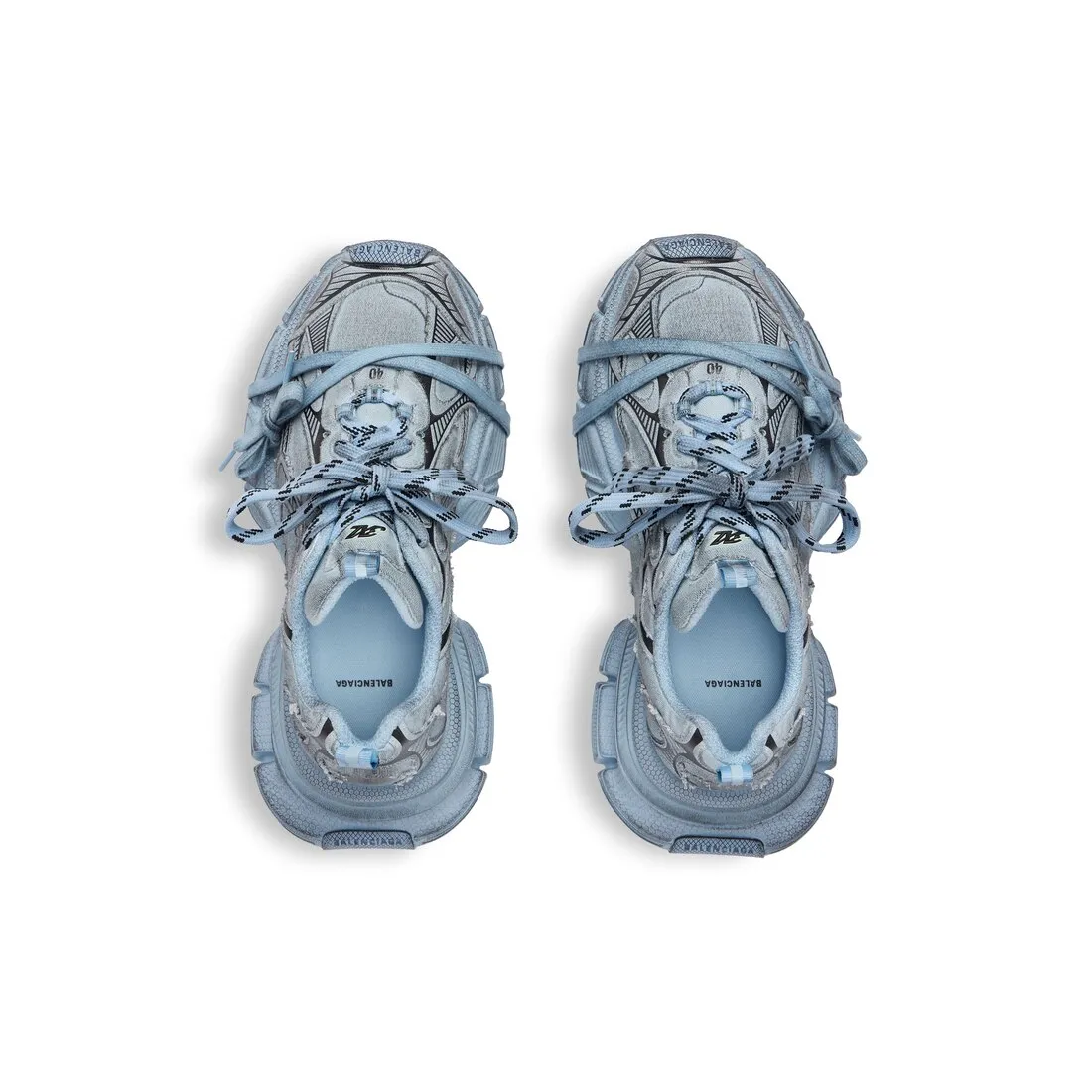 Zapatillas 3xl  para Hombre en Azul Claro