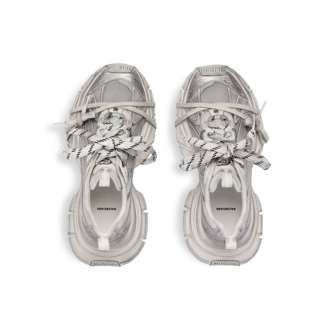 Zapatillas 3xl Summer Mesh  para Hombre en Blanco/plateado