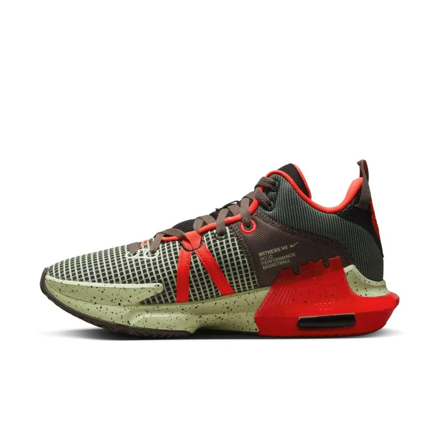 Zapatillas Básquetbol Hombre Nike LeBron Witness 7 Gris 