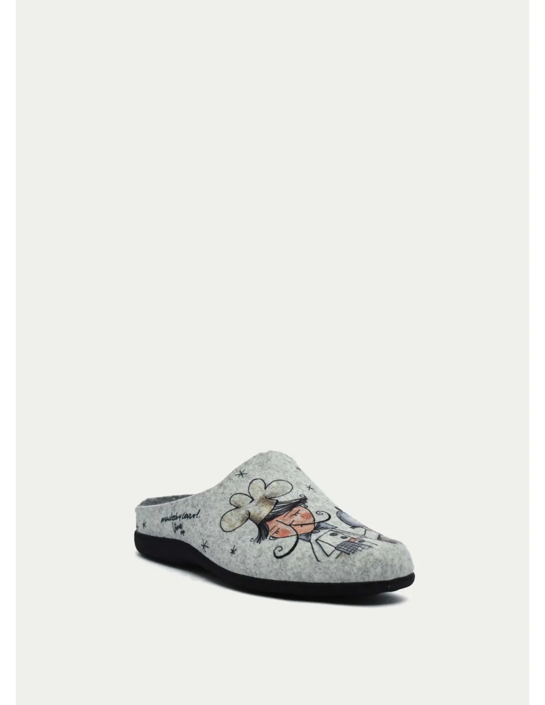 ZAPATILLAS DE CASA VIVANT 202563 GRIS CLARO 