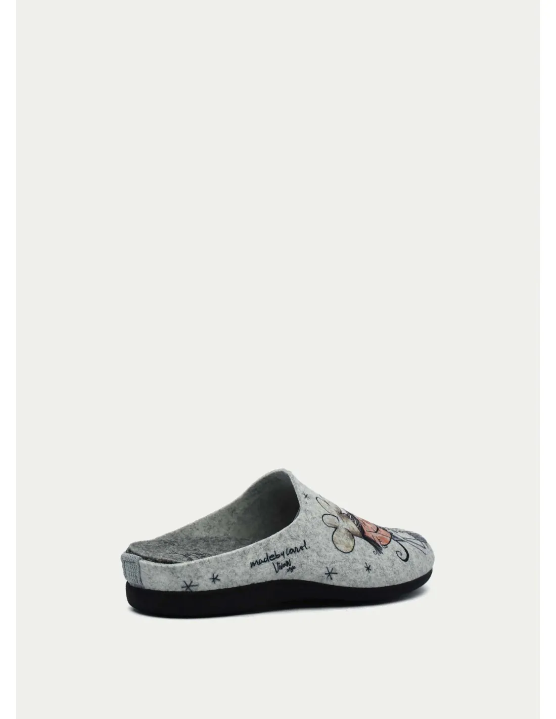 ZAPATILLAS DE CASA VIVANT 202563 GRIS CLARO 