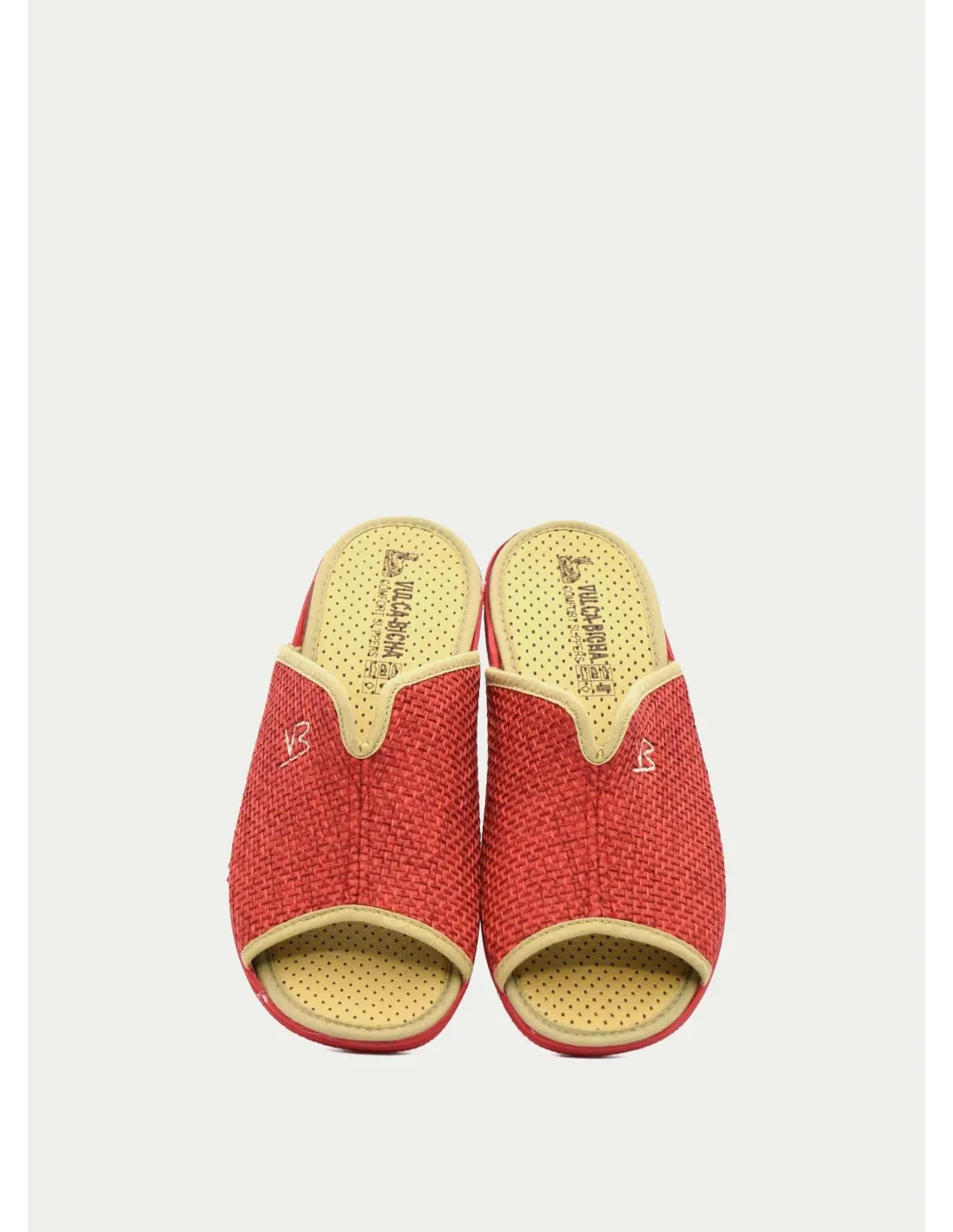 ZAPATILLAS DE CASA VULCABICHA 4731 ROJO 