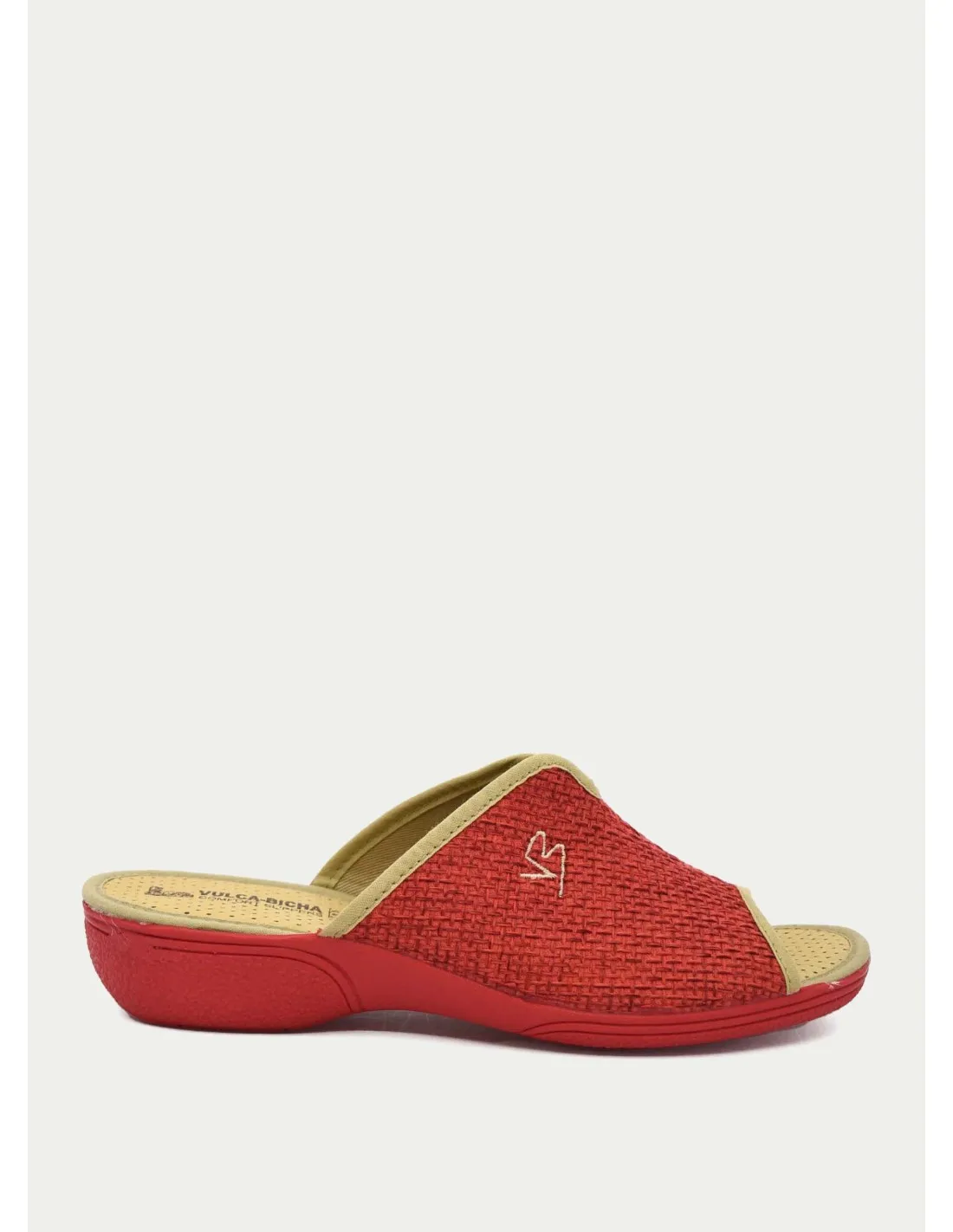 ZAPATILLAS DE CASA VULCABICHA 4731 ROJO 