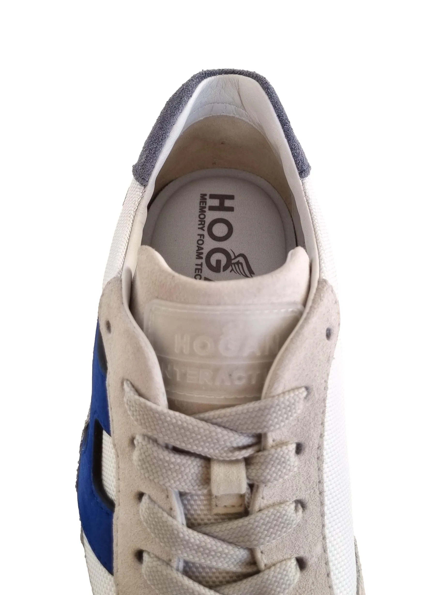 Zapatillas de hombre Hogan Interactive3 con cordones HXM3710EG301V20JJ4 blanco