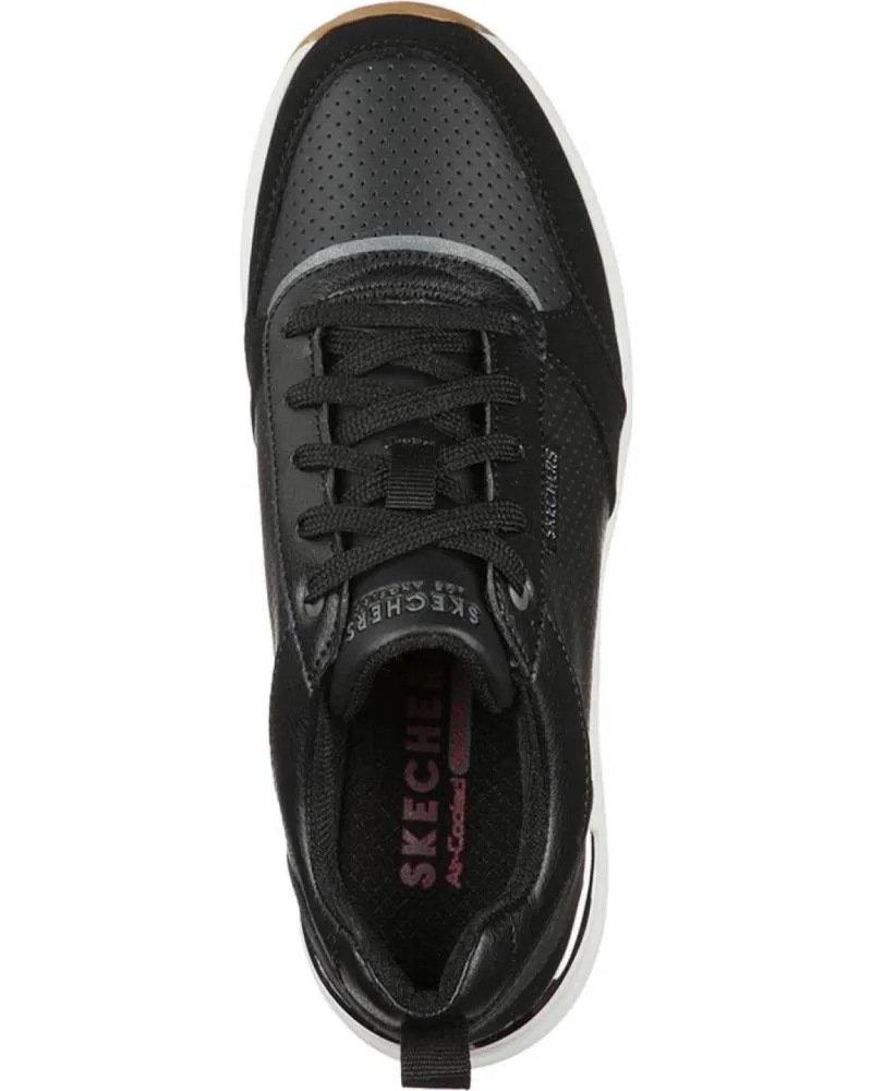 ZAPATILLAS DEPORTE SKECHERS  DE MUJER 155616 BILLION  SUBTLE SPOTS  NEGRO