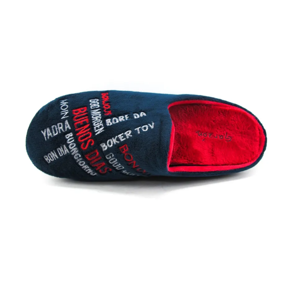 ZAPATILLAS HOGAR GARZÓN HOMBRE AZUL