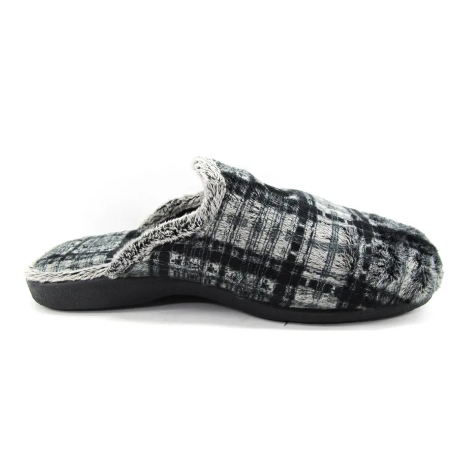 ZAPATILLAS HOGAR HOMBRE GARZÓN LOGO NEGRO