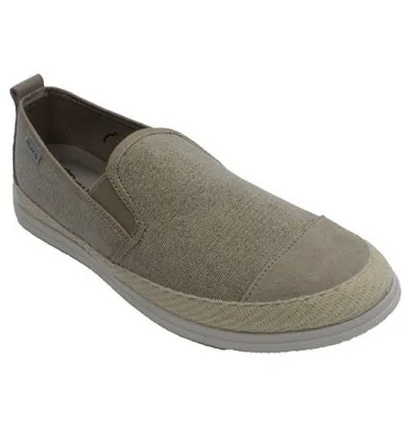 Zapatillas hombre cerradas gomas lados Muro en tostado