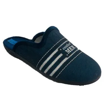 Zapatillas invierno hombre abiertas por detrás Alberola en azul