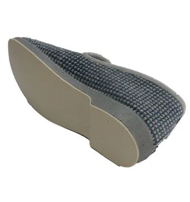 Zapatillas mujer cerradas con cuadritros de perdiz Doctor Cutillas en azul