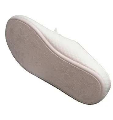 Zapatillas mujer invierno abiertas detrás lazo empeine Calzamur en rosa