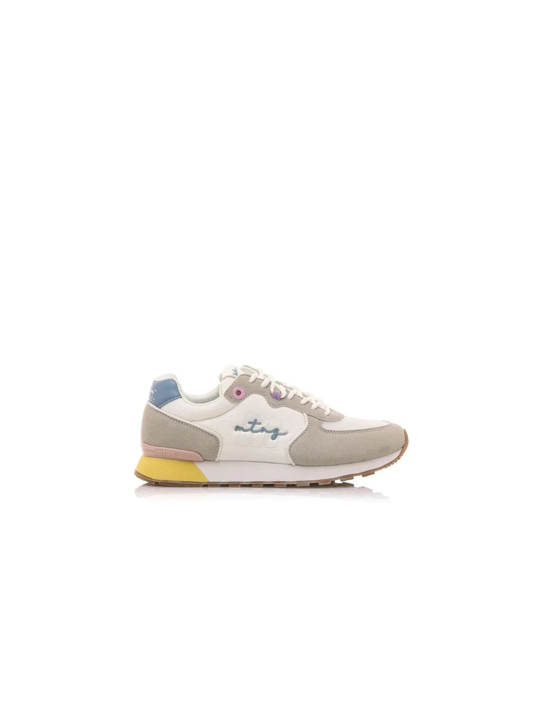 Zapatillas Mustang Joggo Neyma Blanco Lucy Azul Mujer