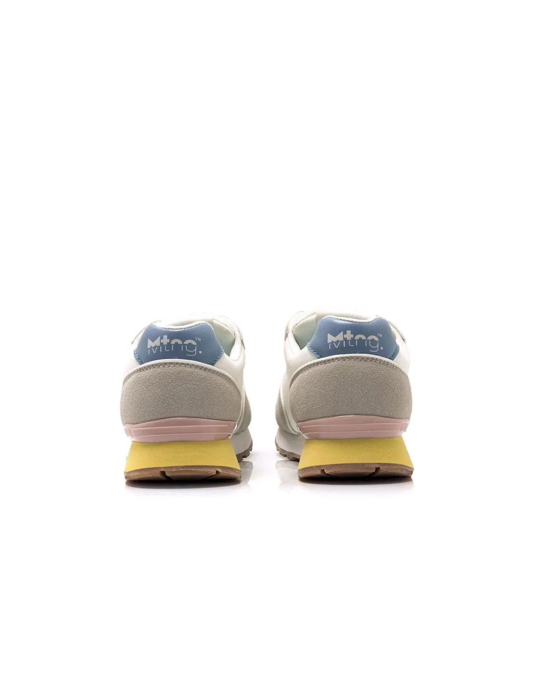 Zapatillas Mustang Joggo Neyma Blanco Lucy Azul Mujer