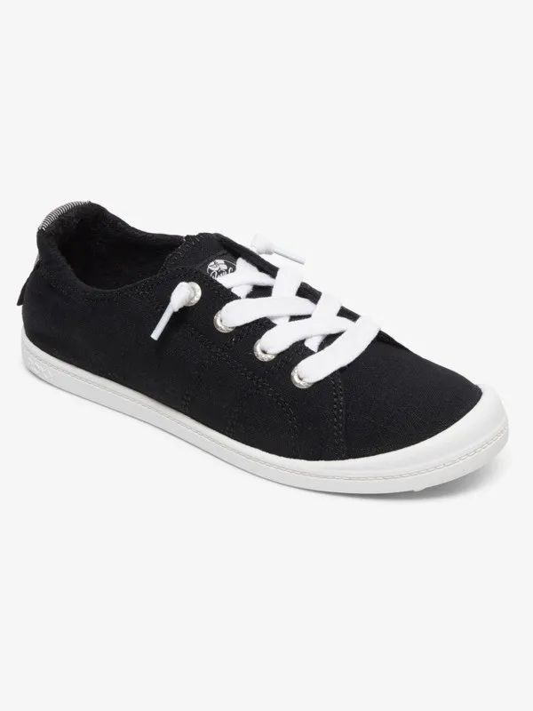 Zapatillas ROXY con cordones textiles para Mujer Bayshore BLACK/ANTHRACITE (bka) Ref. ARJS600418 Negras