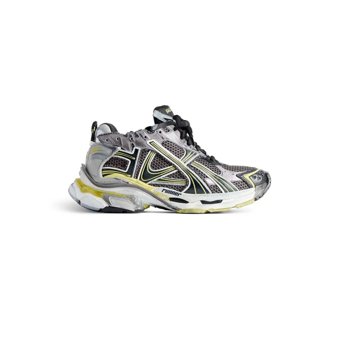 Zapatillas Runner  para Hombre en Gris/amarillo/blanco