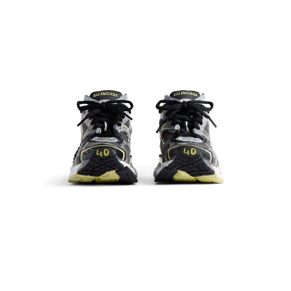 Zapatillas Runner  para Hombre en Gris/amarillo/blanco
