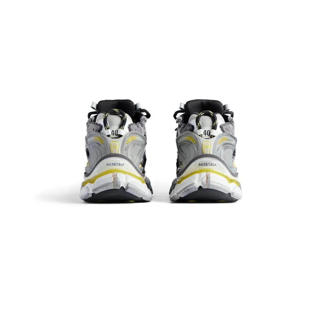 Zapatillas Runner  para Hombre en Gris/amarillo/blanco