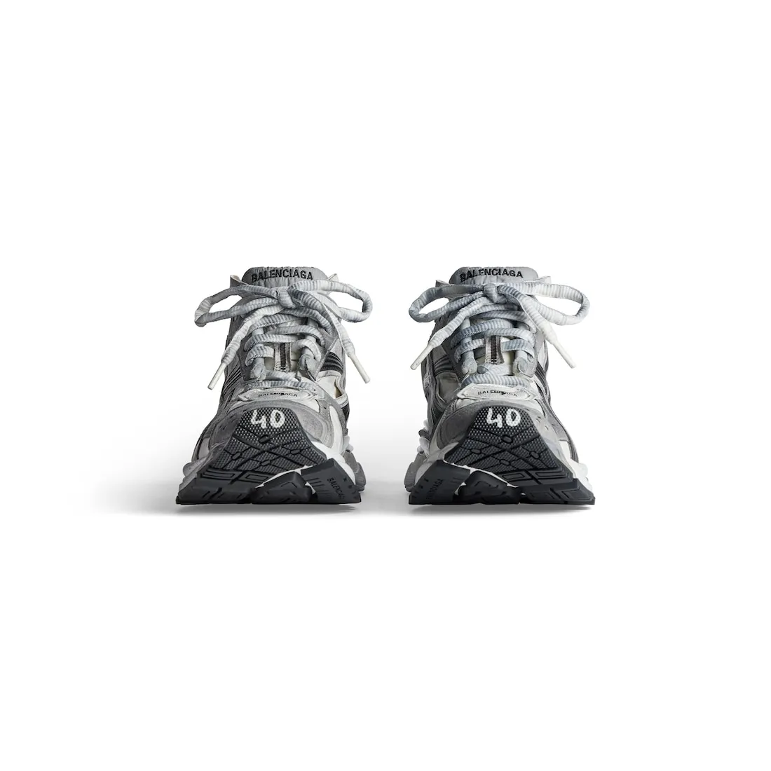 Zapatillas Runner para Hombre en Gris/blanco/negro