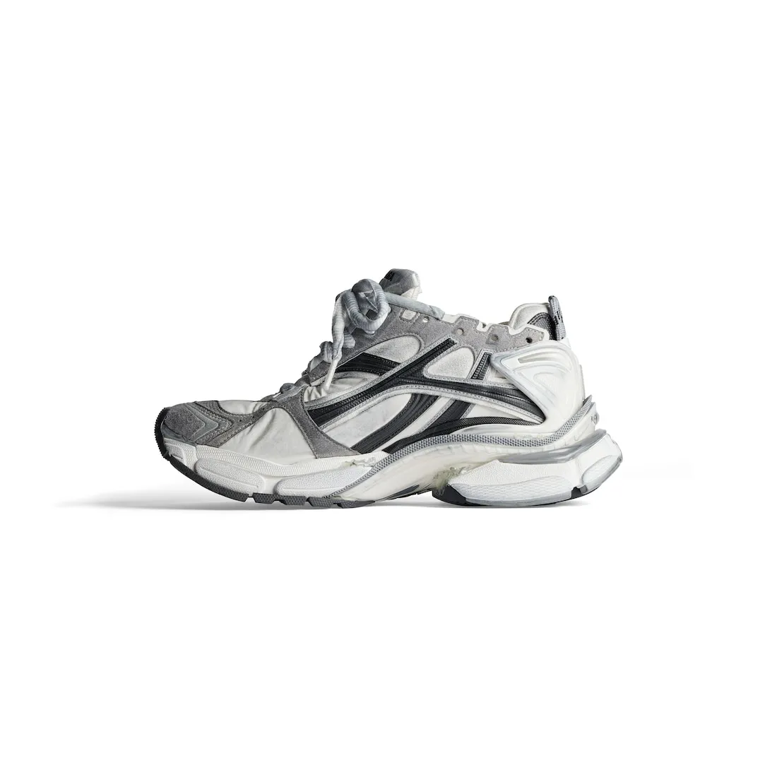 Zapatillas Runner para Hombre en Gris/blanco/negro