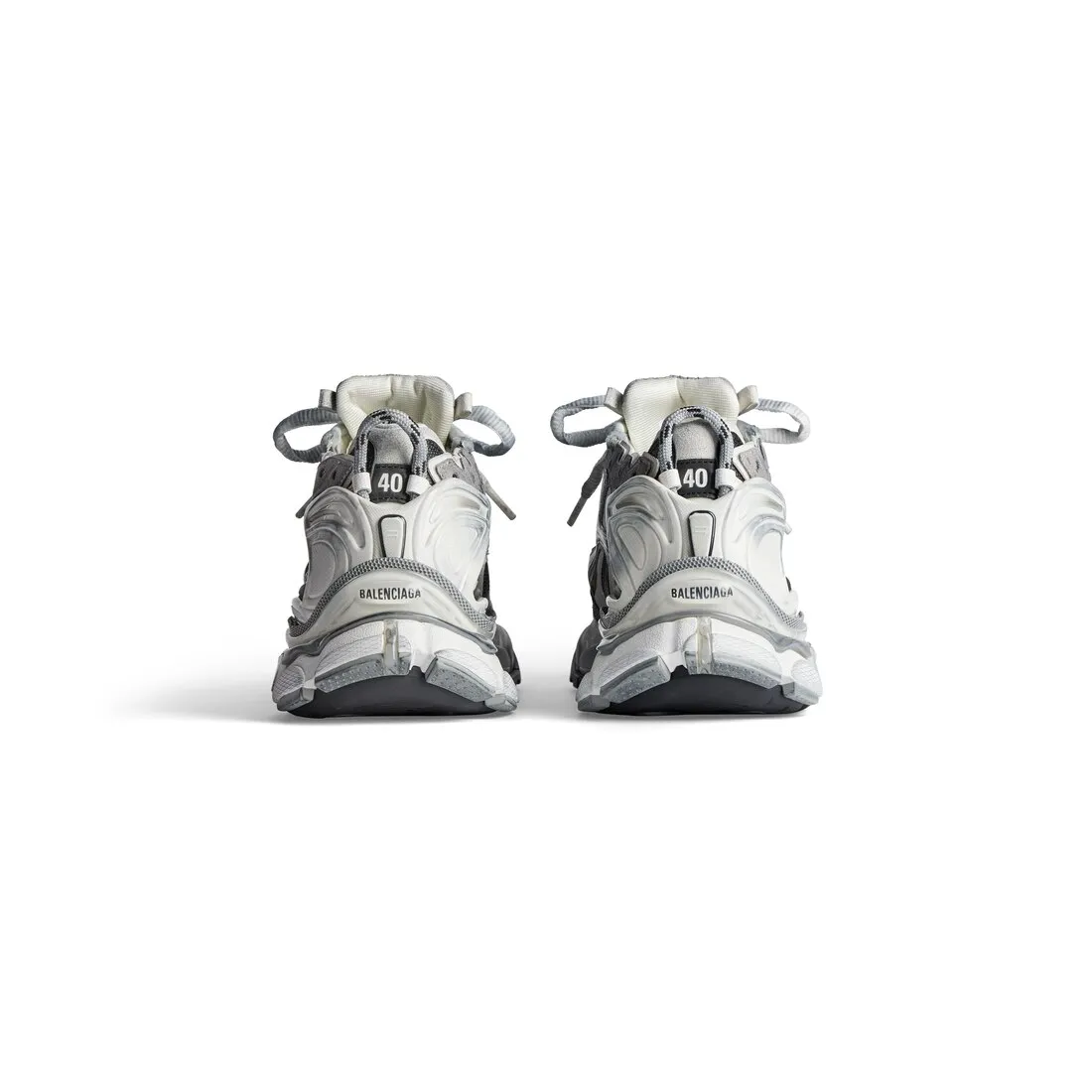 Zapatillas Runner para Hombre en Gris/blanco/negro