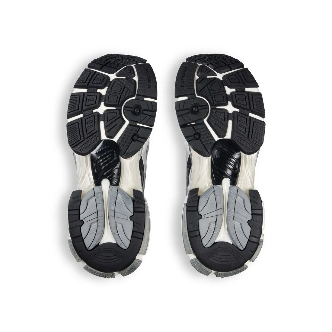 Zapatillas Runner para Hombre en Gris/blanco/negro
