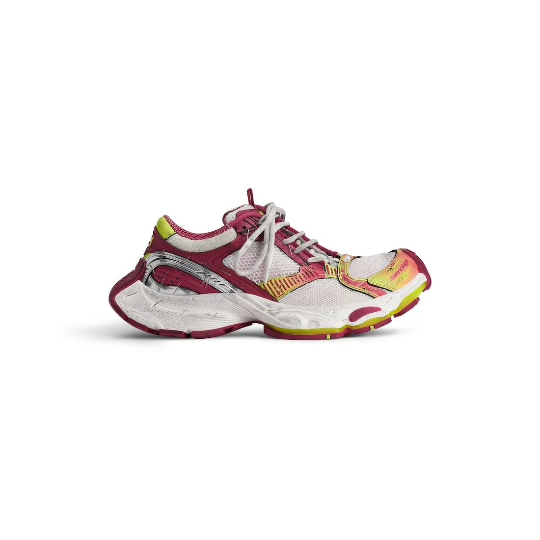 Zapatillas Stapler  para Hombre en Blanco/rosa/amarillo Neón/plateado