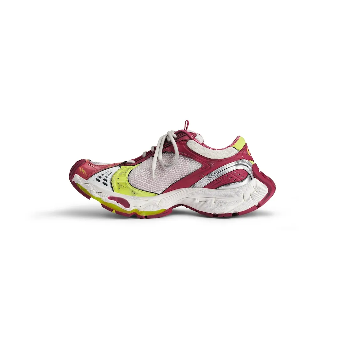 Zapatillas Stapler  para Hombre en Blanco/rosa/amarillo Neón/plateado