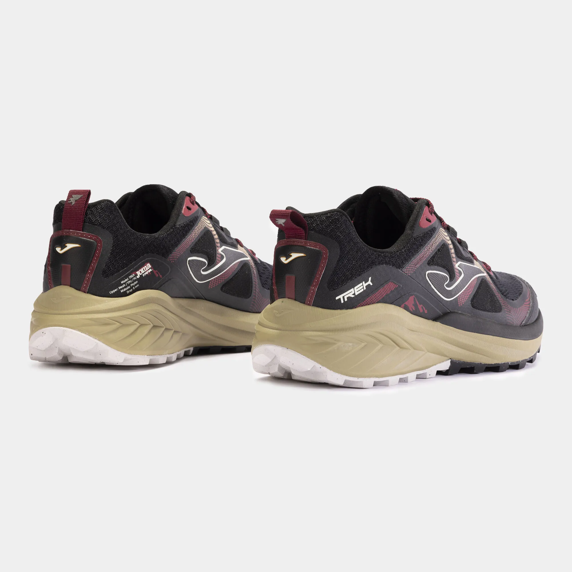 Zapatillas trail Trek Men 24 hombre negro beige