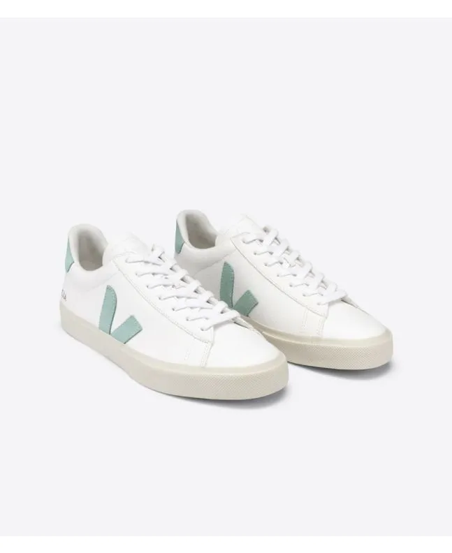 Zapatillas Veja Campo Chromefree Leather White Matcha
