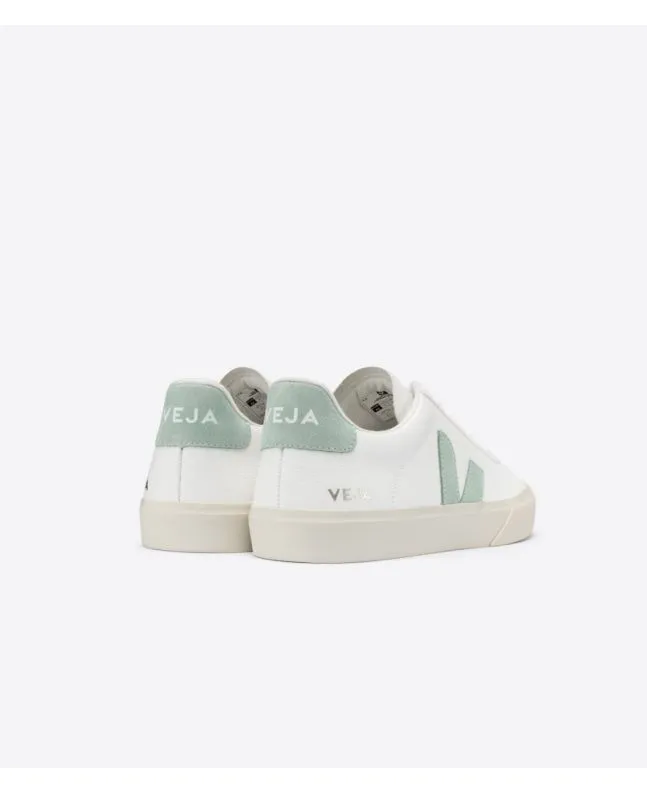 Zapatillas Veja Campo Chromefree Leather White Matcha