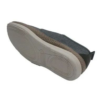 Zapatillla hombre cordones filo de esparto Muro en gris